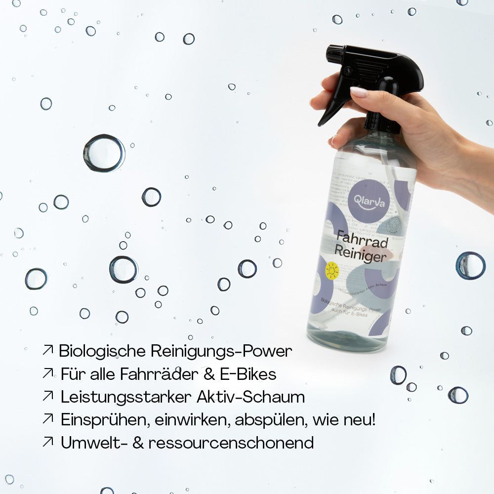 QLARVA Fahrradreiniger - Umweltfreundlich & Effektiv