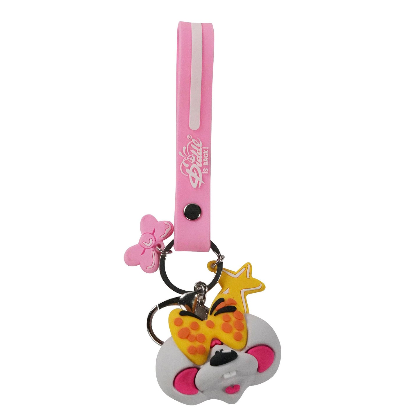 Diddl Schlüsselanhänger Rosa – Original Anhänger für Schlüssel & Tasche