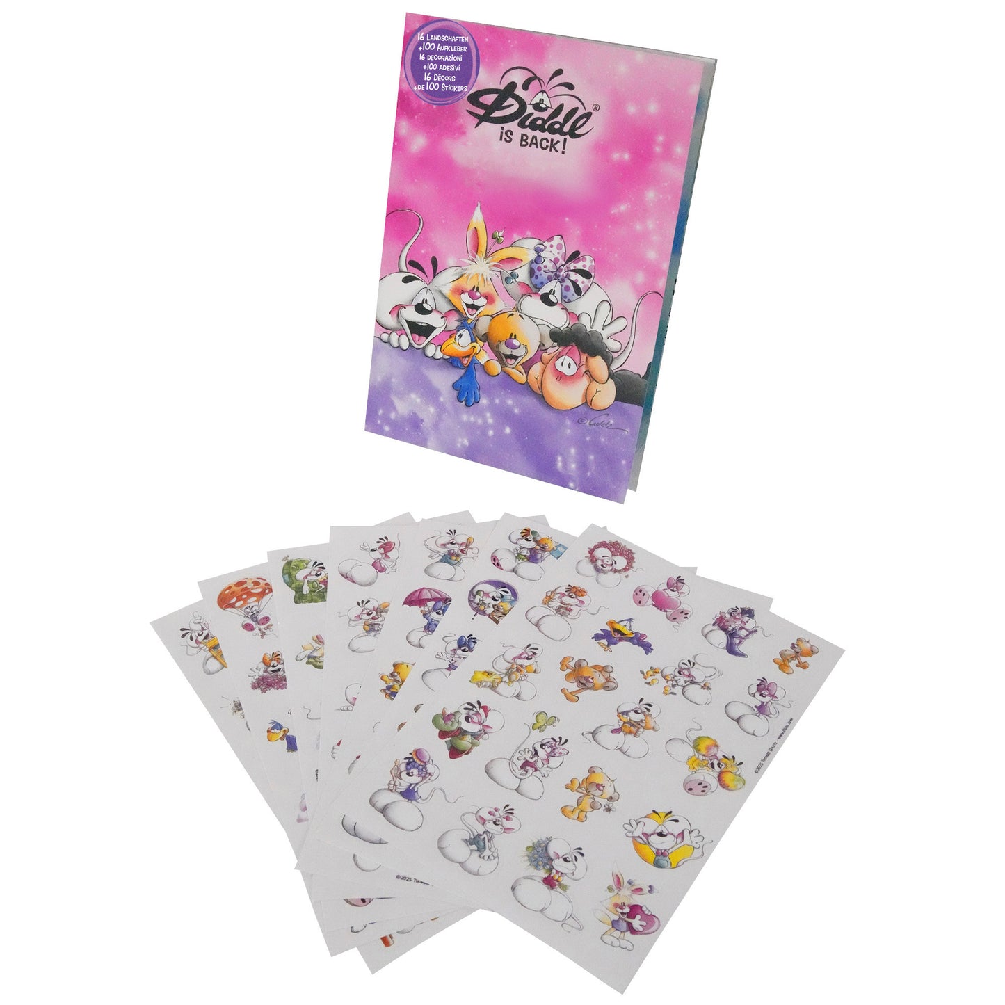 Diddl Stickerbuch – Original Sammelbuch für Diddl Sticker