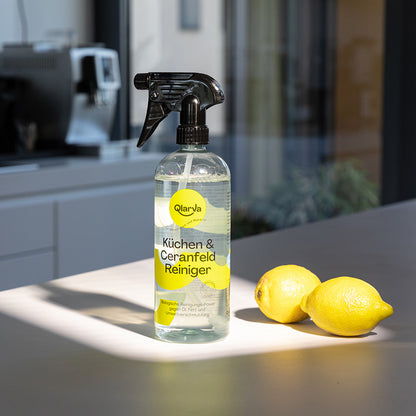 QLARVA Sauberkeitskomplettset: Bad- & Küchenreiniger für strahlende Hygiene