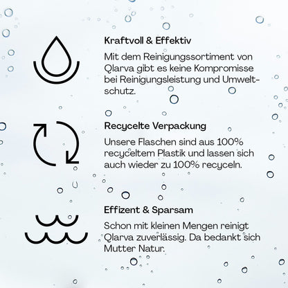 QLARVA Reinigungsbundle: Bad- & Küchenreiniger