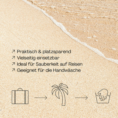 QLARVA Waschstreifen – 60 Stk. für verschiedene Wäsche, plastikfrei & vegan