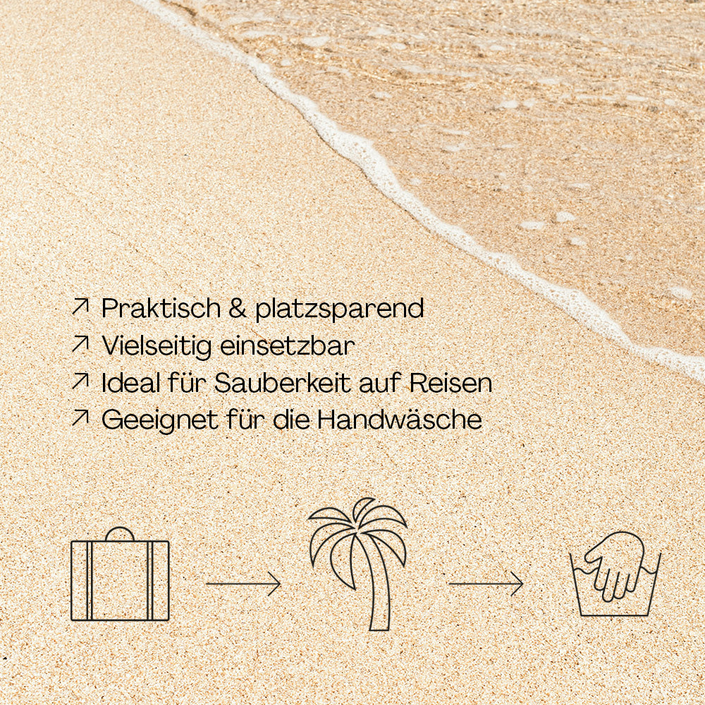 QLARVA Waschstreifen – 60 Stk. für verschiedene Wäsche, plastikfrei & vegan