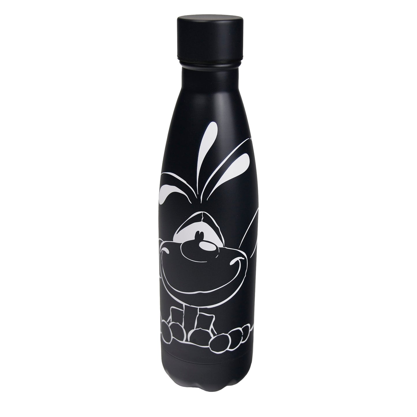 Diddl Thermoflasche Schwarz – Original Isolierflasche für Schule, Büro & Freizeit